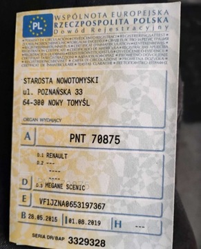 Renault Scenic III XMOD Energy dCi 130KM 2015 Renault Scenic 2015r, 1.6 DCI. Lekko uszkodzony lewy przod i tyl. 1.6, zdjęcie 27