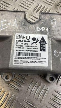 13137906 MODUL AIRBAG OPEL ASTRA H FURGON L70 1.7 CDTI 74KW