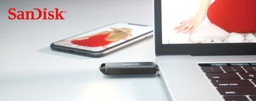 Флеш-накопитель SanDisk USB 3.2 Ultra Extreme Go 256 ГБ