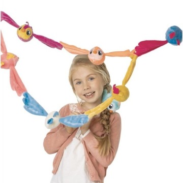 ЗАЙКИ ДРУЗЬЯ СЕРАЯ ПЛЮШЕВАЯ ПТИЦА С МАГНИТОМ