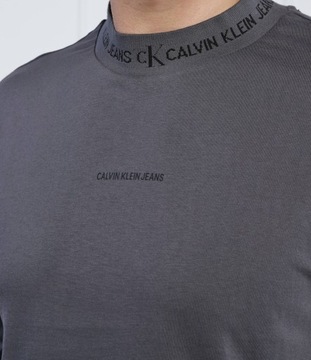 CALVIN KLEIN JEANS longsleeve | grafitowy