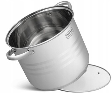 WYSOKI GARNEK STALOWY KOCIOŁEK 5,6L 20CM EDENBERG