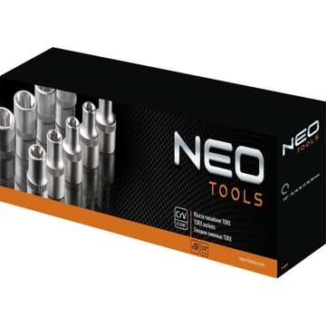 ТОРЦЕВЫЕ КЛЮЧИ NEO TORX 9 ШТ. Е10 - Е24 08-649