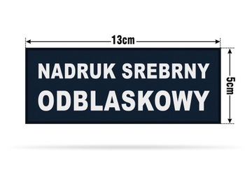 Светоотражающая эмблема ЭКСТРЕННОЙ МЕДИЦИНСКОЙ МЕДИЦИНСКОЙ застежки-липучки - 13см