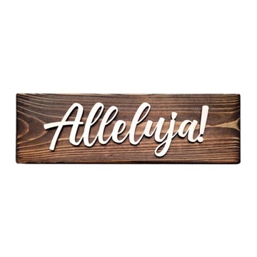 Tabliczka do zdjęć Alleluja rekwizyt