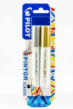 Маркер Pilot Pintor F Silver и M Gold