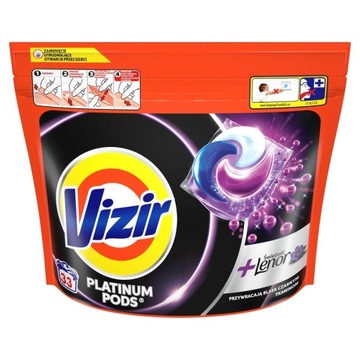 VIZIR Platinum Pods Black+Lenor kapsułki 33 szt