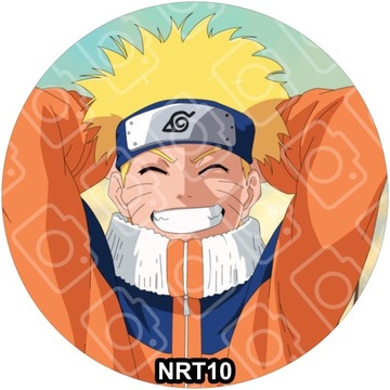 NARUTO Торт Вафельное украшение на день рождения с сахарным принтом, круглый 20см