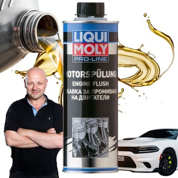 Płukanka silnika czyściwo skuteczny PROLINE LIQUI MOLY ENGINE FLUSH 500 ml
