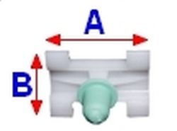 10X BMW 5 E39 SPONKA LIŠTA BOČNÍ Z VLOŽKY CHRÓM