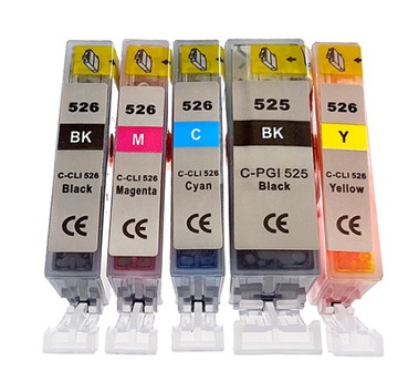 5x TUSZ DO CANON PGI525 IP4850 MG5150 MG5350 6150
