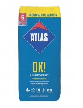 Atlas Ok! Elasticized adhesive with fibers 25kg