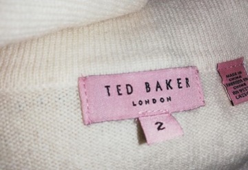 TED BAKER SWETER BOLERKO 38 WEŁNA KASZMIR