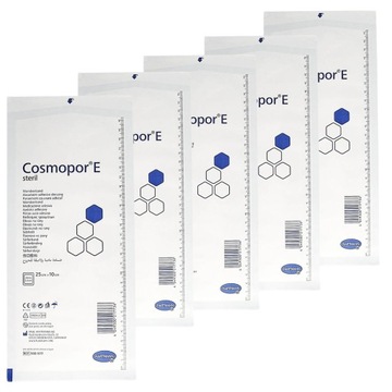 5x1 COSMOPOR E STERIL opatrunek plaster pooperacyjny na szwy rany 15X6CM