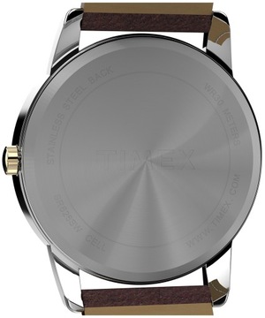 Zegarek damski brązowy pasek TIMEX podświetlenie tarczy INDIGLO czytelny