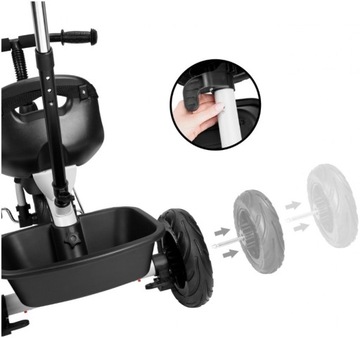 Трехколесный велосипед HyperMotion TOBI VECTOR, толкатель