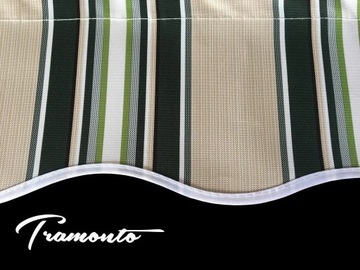 Markiza elektryczna 500x300 Beż-Zielona STD