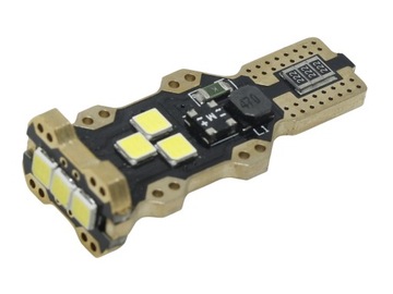Żarówka Samochodowa LED W16W T15 W5W T10 12V CANBUS Kolor Biały Zimny 6000K