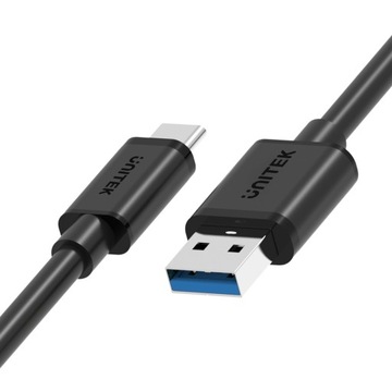 Кабель Unitek Y-C474BK длиной 1 м USB TYPE-C — USB 3.0