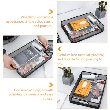 ORGANIZATOR TACKI Z METALOWYM KOSZYKIEM NA TECZKI