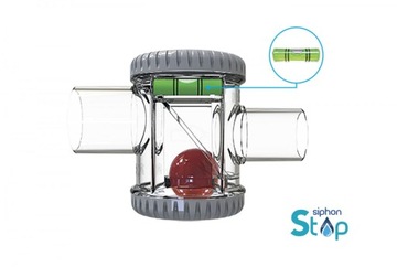 SYFON SUCHY 21 mm DO KLIMATYZACJI STOP KULOWY POZIOMY SMARTCLIMA SCD300004