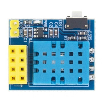 ESP-01S -DHT11 CZUJNIK TEMP. I WILGOTN. do ESP8266