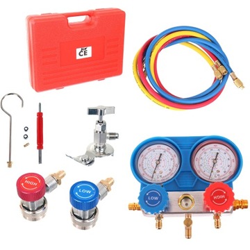 S-AC134A КОМПЛЕКТ ДЛЯ ПРОВЕРКИ УТЕЧЕК И ЗАПРАВКИ ТЕСТЕРА КОНДИЦИОНЕРА ВОЗДУХА