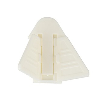 Замок-бабочка для раздвижных дверей, белый