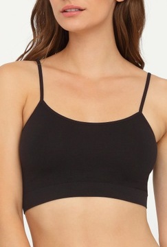 3 ТОНКИХ РЕМЕШКА GATTA TOP, ЧЕРНЫЕ S