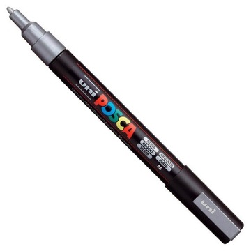 Marker pisak Posca PC-3M - Uni - silver