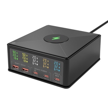 Ładowarka sieciowa Blitzwolf 868H, 2xUSB-A, 3xUSB typu C, 160W