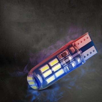 W5W T10 СВЕТОДИОДНАЯ ЛАМПА 8000K СИНИЙ БЕЛЫЙ
