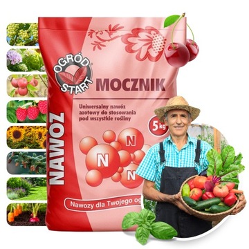 Nawóz UNIWERSALNY Ampol MOCZNIK pod WSZYSTKIE ROŚLINY AZOTOWY 5kg granulat