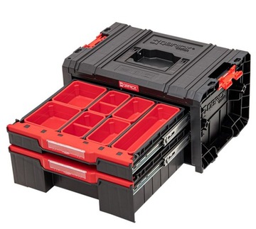 SKRZYNIA MODUŁOWA Z 2 SZUFLADAMI QBRICK SYSTEM PRO TOOLBOX 2.0 EXPERT