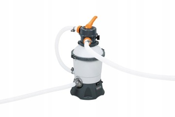 Power Бассейн со стальным каркасом 488x244x122 16x8FT BESTWAY 6в1 + Песочный насос