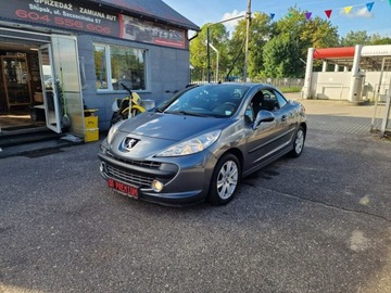 Peugeot 207 CC 1.6 VTi 120KM 2007 Peugeot 207 CC 1.6 Benzyna 120 KM, Cabrio, Klima, zdjęcie 6