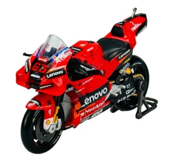 DUCATI Desmosedici MotoGP 2022 Lenovo № 63 Баньяя 1:18 Maisto