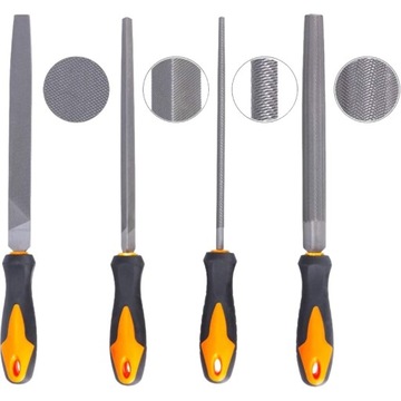 Набор напильников по металлу, дереву, хвойным деревьям, рашпилей, съемников, кейс, 18 шт.
