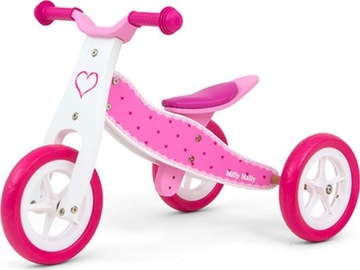 Автомобиль 2в1 Look Hearts Milly Mally Balance Bike