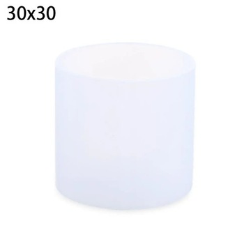 Biały Cylinder formy silikonowe cylindryczna forma na świeczkę klej kryszta