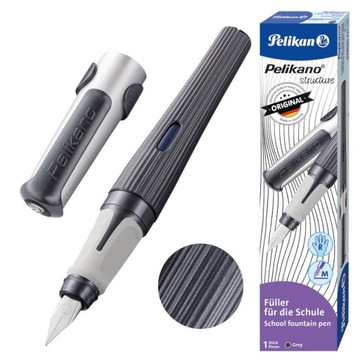 Pióro wieczne praworęczne Pelikano Structure P480 Grey PELIKAN