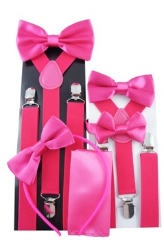 Карманный платок с гладкой атласной окантовкой, FUCHSIA PINK.