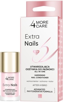 MORE4CARE Extra Nails Utwardzająca odżywka do paznokci profesjonalny efekt