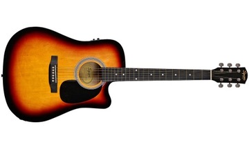 Акустическая гитара Fender Squier SA-105 CE Sunb EQ