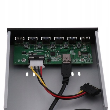20Pin 6 portów Hub USB 3.0/2.0 USB3.0 Panel przedn
