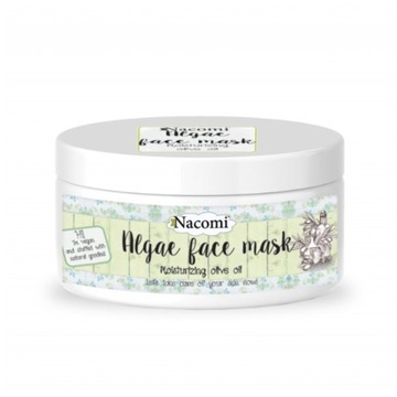 Nacomi Algae Face Mask Moisturizing Olive Oil intensywnie nawilżająca oliwk