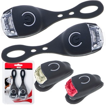 2x LAMPA dioda LED LAMPKA ROWEROWA na PRZÓD i TYŁ