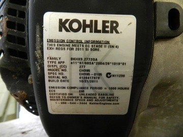ДВИГАТЕЛЬ 568S KOHLER COMMAND PRO 9,5 л.с.