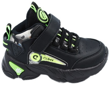 SPORTOWE WYSOKIE ADIDASY NA RZEPY r.26/ 15,3cm