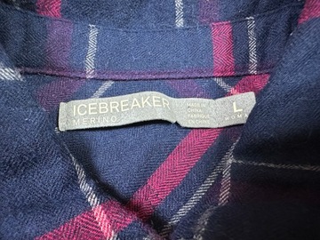 ЖЕНСКАЯ РУБАШКА ICEBRAKER МЕРИНОС РАЗМЕР L